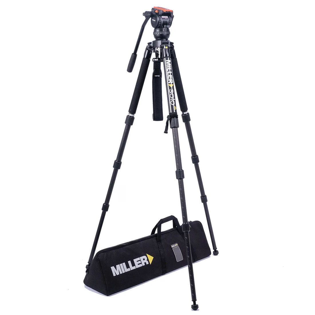 Miller 4030 Versa CXV2 Solo-Q 75 3-STG (Carbon Fibre) Tripod System with Bag