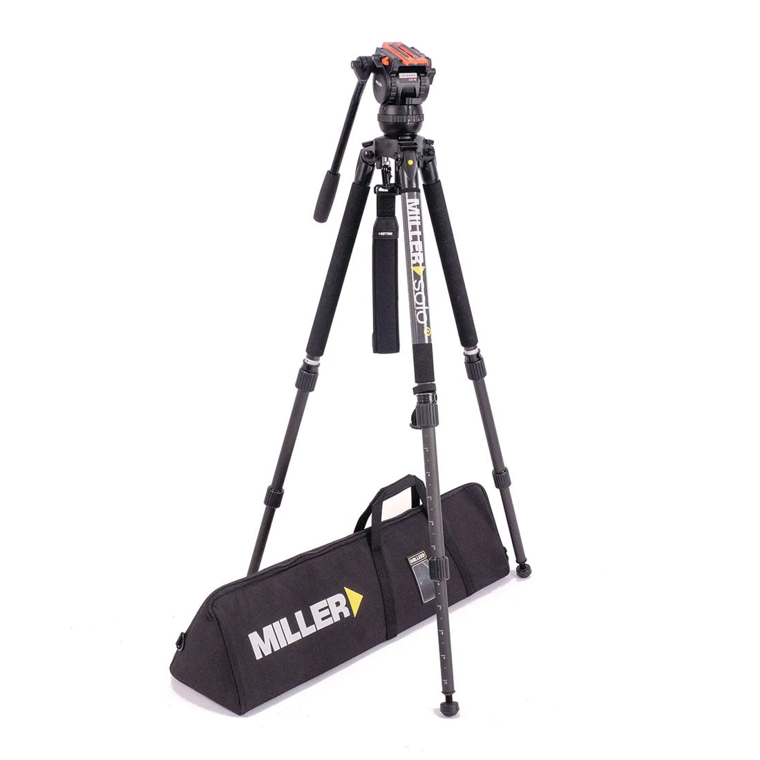 Miller 4057 Versa CXV6 Solo-Q 75 2-STG (Carbon Fibre) Tripod System with Bag