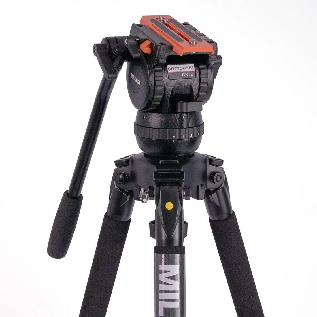Miller 4057 Versa CXV6 Solo-Q 75 2-STG (Carbon Fibre) Tripod System with Bag