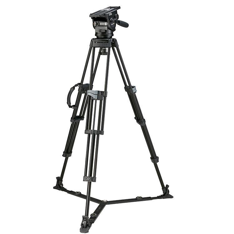 Miller ArrowX 3 Sprinter II 2 Stage Alloy Tripod System with Ground Level Spreader