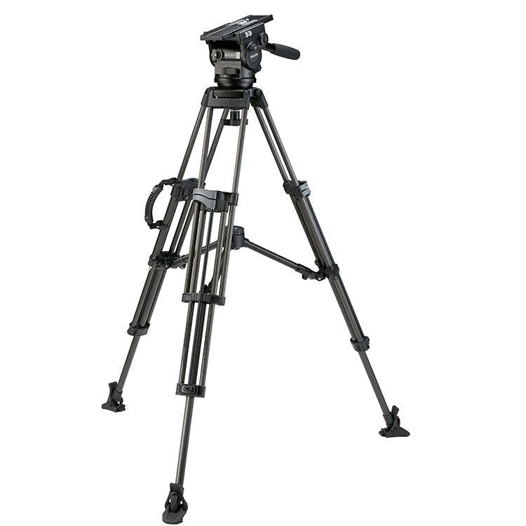 Miller ArrowX 5 Sprinter 2-Stage Carbon Fiber Tripod System with Mid-Level Spreader