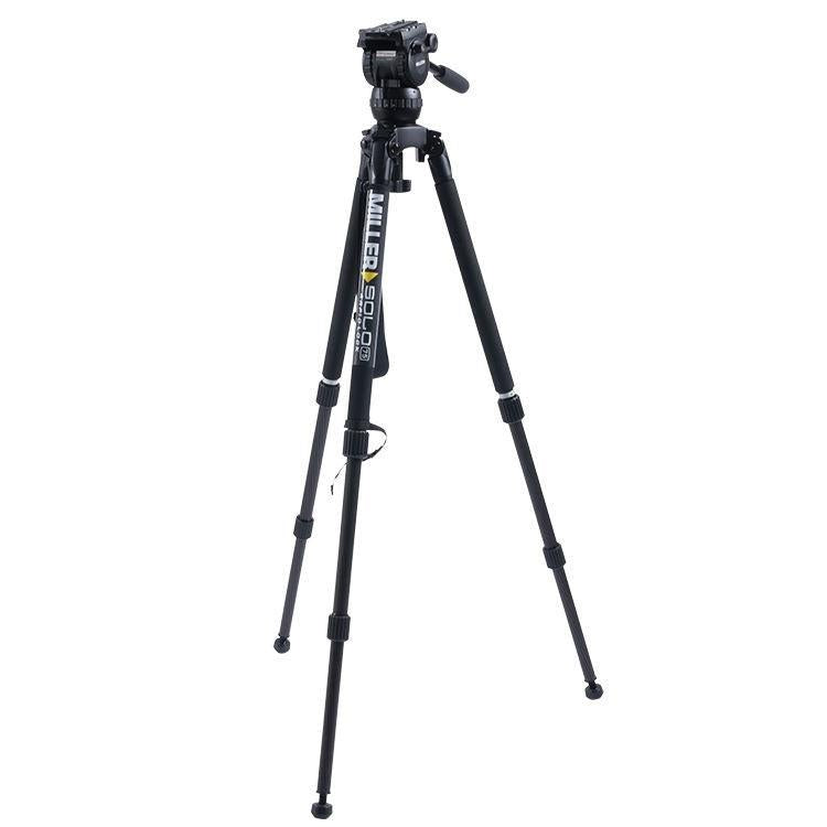 Miller CompassX CX2 Fluid Head with Solo 75 2-Stage Carbon Fibre Tripod