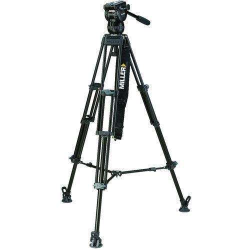 Miller CompassX CX8 Toggle 2-Stage Alloy Tripod System with Above Ground Spreader