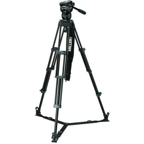 Miller CompassX CX8 Toggle 2-Stage Alloy Tripod System with Ground Spreader