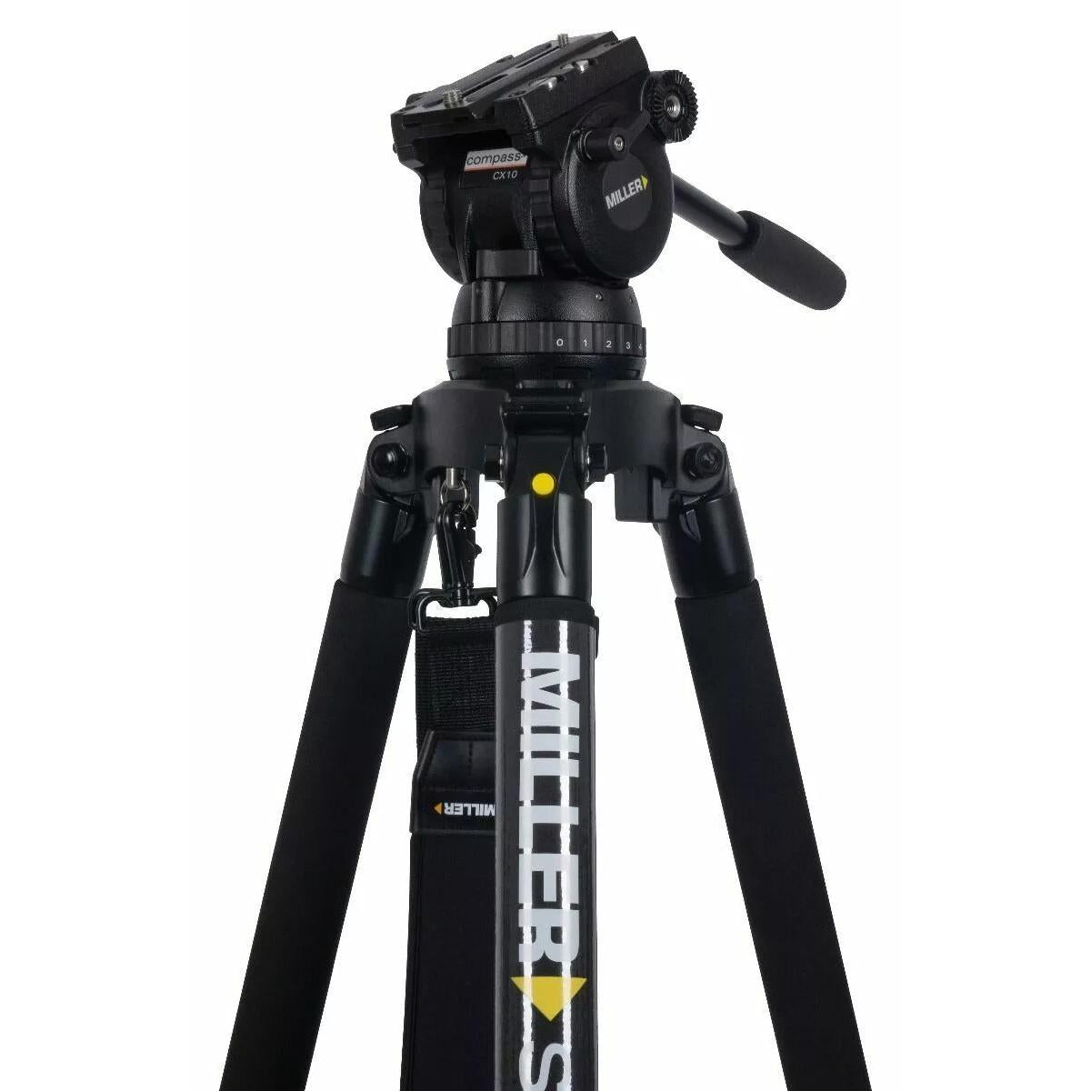 Miller CX10 Solo-Q 100 3 Stage Carbon Fibre Tripod System