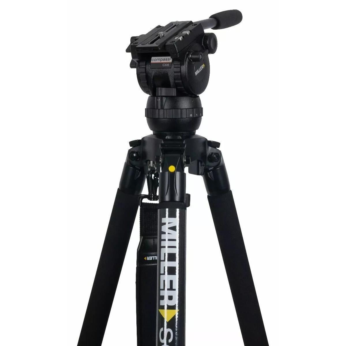 Miller CX6 Solo-Q 75 3 Stage Carbon Fibre Tripod System