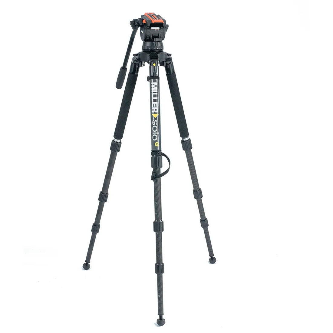 Miller Versa 4120 CXV10 Solo-Q 100 3-STG (Carbon Fibre) Tripod System With Bag