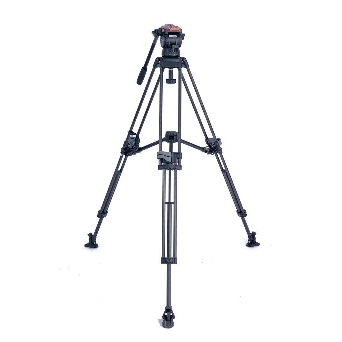 Miller Versa 4140 CXV10 SII 2-STG (Carbon Fibre) Tripod System with Mid-Level Spreader