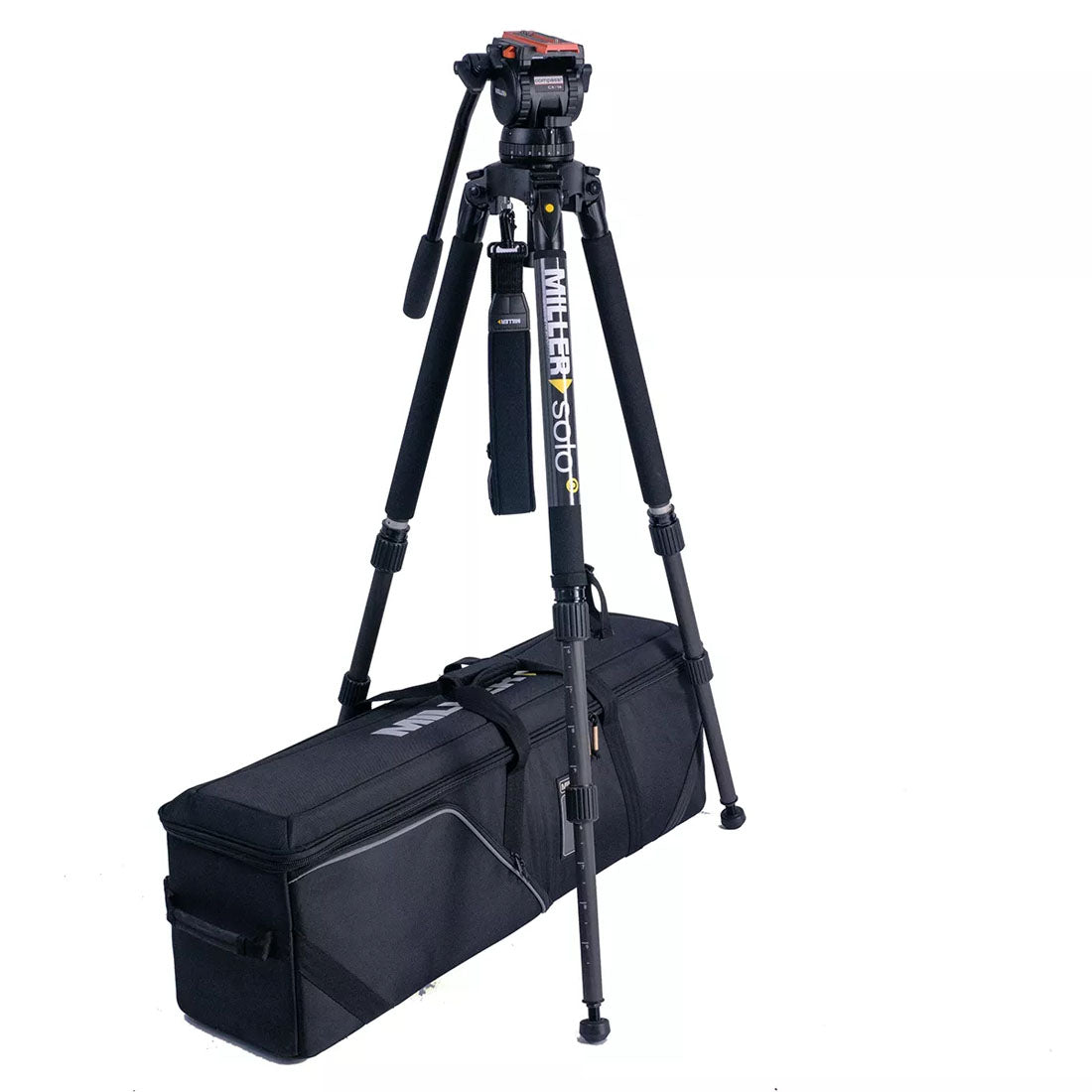 Miller Versa 4147 CXV14 Solo-Q 100 2-STG (Carbon Fibre) Tripod System with Bag