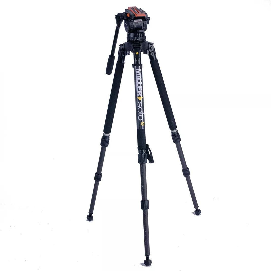 Miller Versa 4147 CXV14 Solo-Q 100 2-STG (Carbon Fibre) Tripod System with Bag