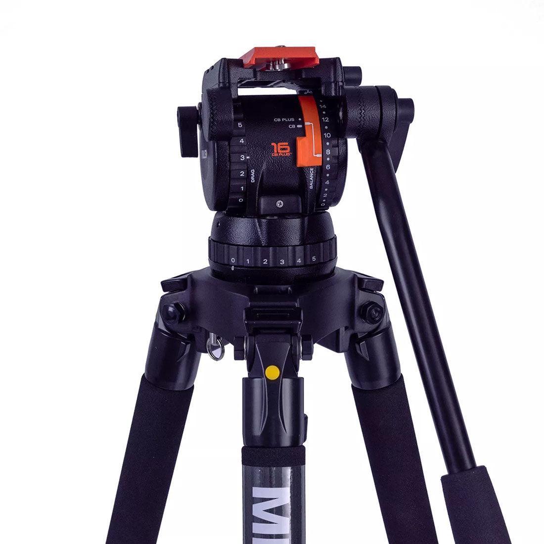 Miller Versa 4147 CXV14 Solo-Q 100 2-STG (Carbon Fibre) Tripod System with Bag