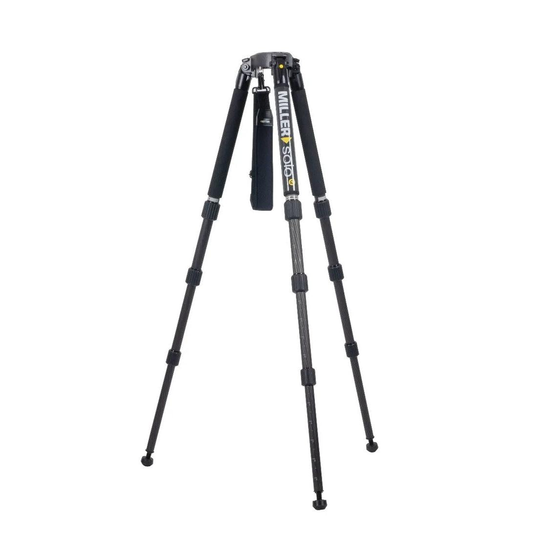 Miller Versa 4150 CXV14 Solo-Q 100 3-STG (Carbon Fibre) Tripod System with Bag