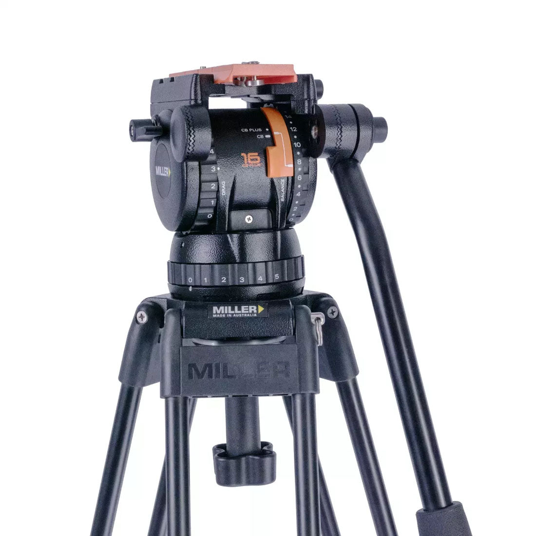 Miller Versa 4150 CXV14 Solo-Q 100 3-STG (Carbon Fibre) Tripod System with Bag