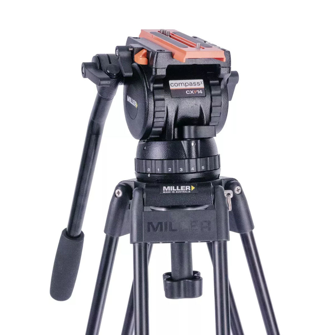 Miller Versa 4150 CXV14 Solo-Q 100 3-STG (Carbon Fibre) Tripod System with Bag
