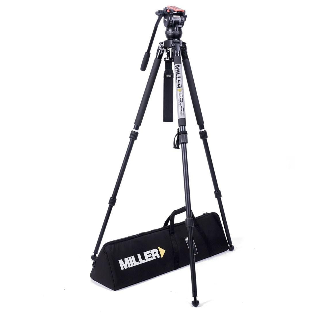 Miller Versa CXV2 Solo-Q 75 2-STG (Carbon Fibre) Tripod System with Bag