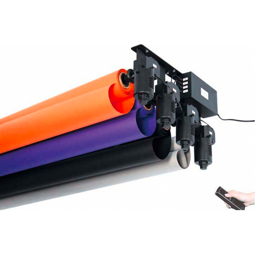Nanlite BE3R Motorised Background Kit 3 Roll with Remote Control