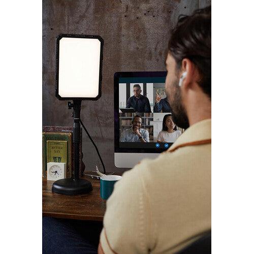 Nanlite Compac 24B Adjustable Bi-Colour Soft LED Panel Desktop Light with Stand