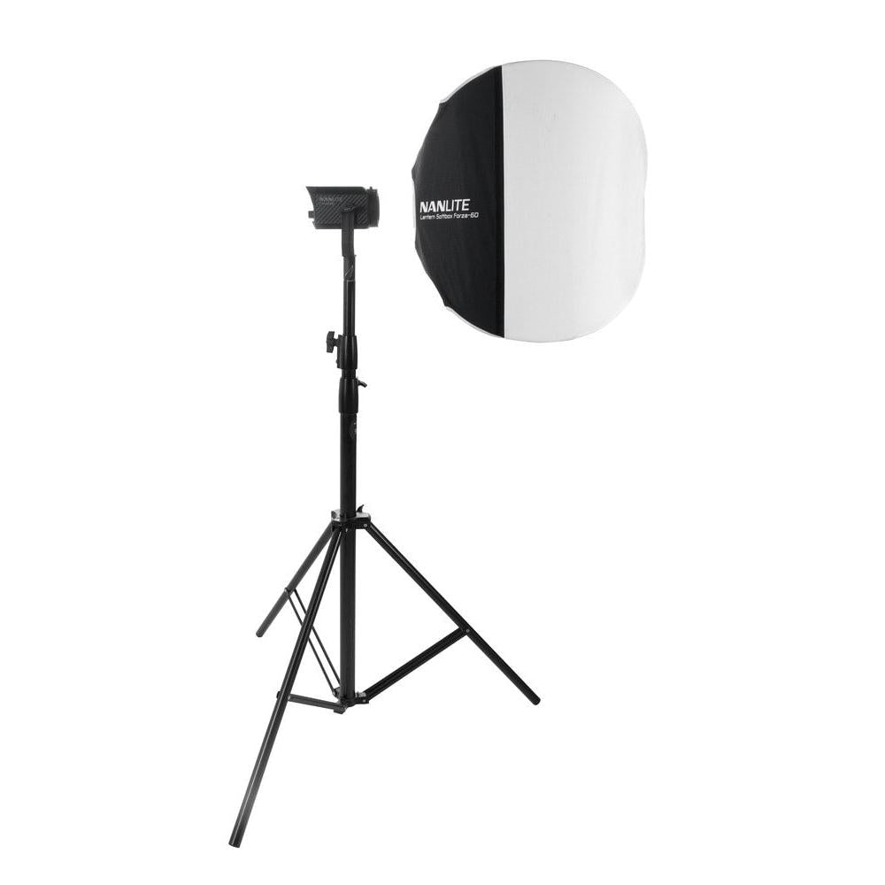 Nanlite Forza 60B Start Up Kit includes light Lantern Softbox Grid Stand