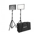 Nanlite Lumipad 25 soft LED Panel Twin kit with Light Stands