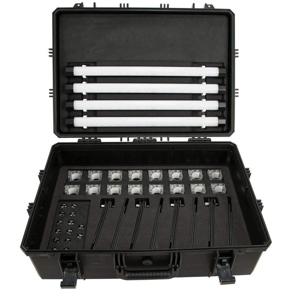 Nanlite PavoTube II 15X 2ft RGBW LED Tube 8-Light Kit with Hard Carry Case