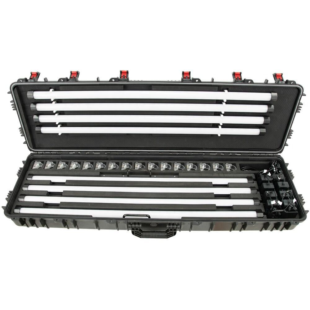 Nanlite PavoTube II 30X 4ft RGBW LED tube 8-Light Kit with Hard Roller Case