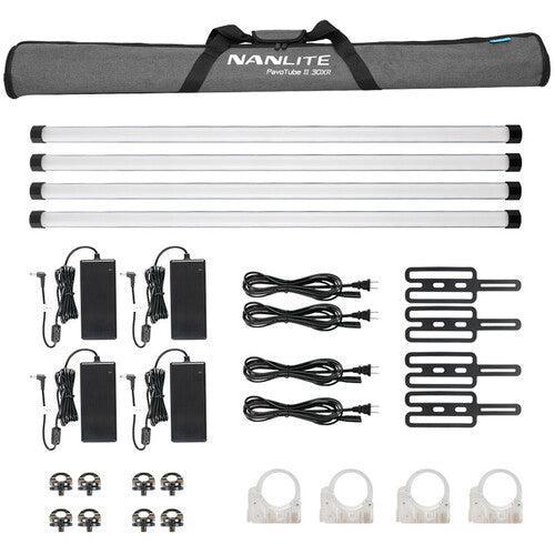Nanlite PavoTube II 30XR 4ft RGBWW LED tube 4KIT