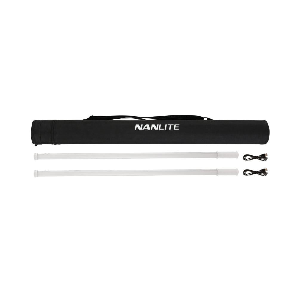 Nanlite Pavotube T8-7X LED Tube 2 Kit with Carry Bag