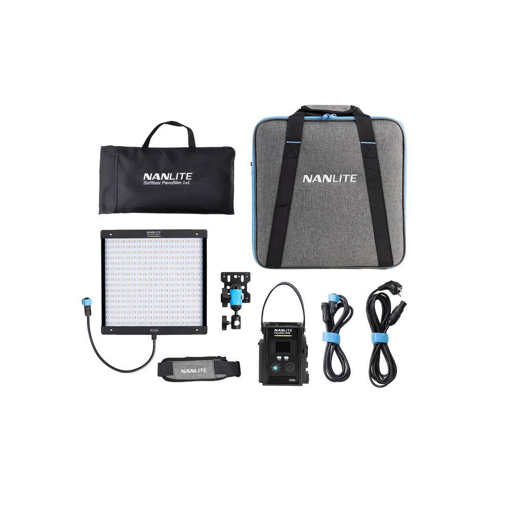 Nanlite PavoSlim 60B LED Bi-Colour Panel Light with Quick Open Soft Box