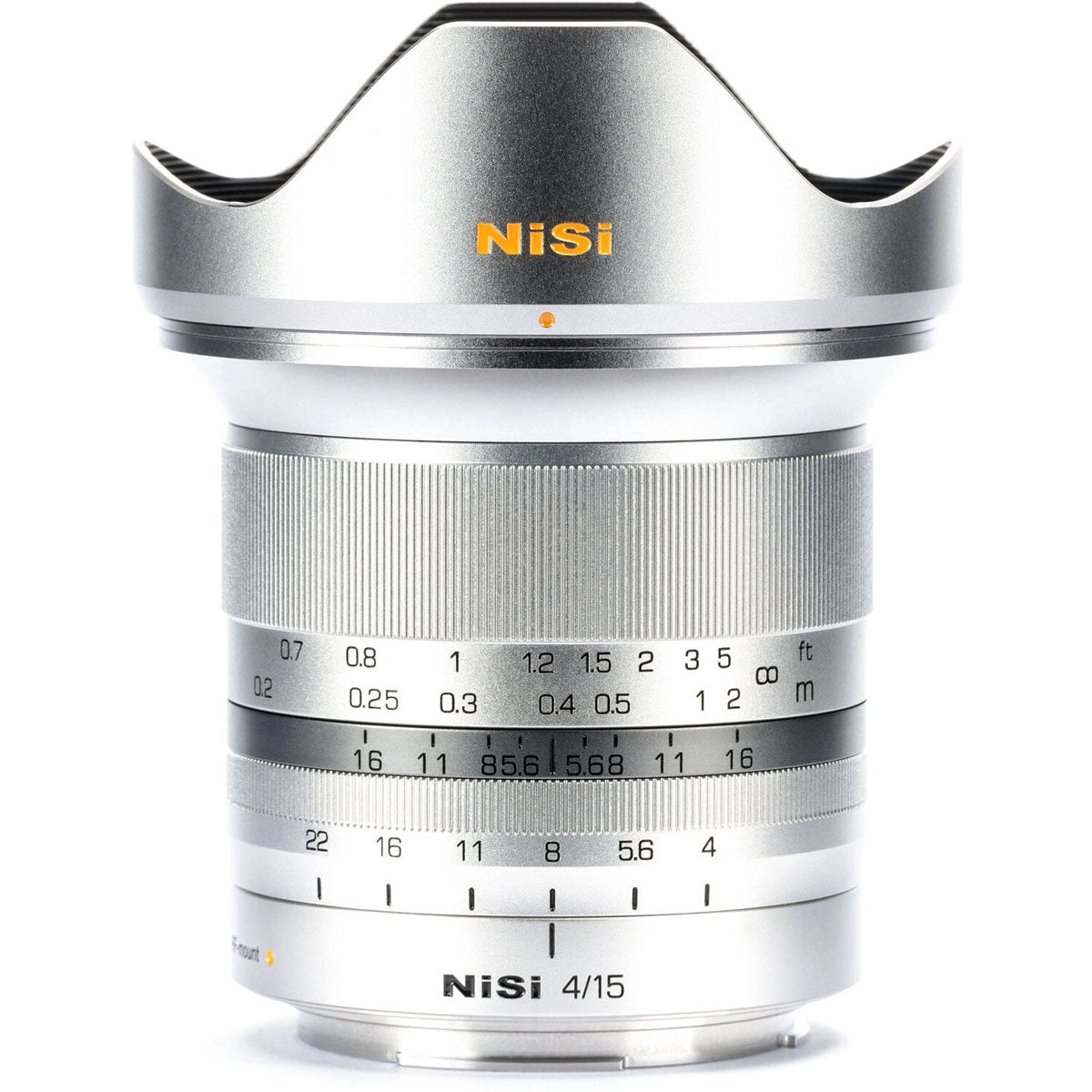 NiSi 15mm f/4 Sunstar Super Wide Angle Full Frame ASPH Lens in Silver (Canon RF Mount)