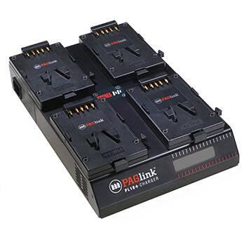 PAG PL16+ Four-Position Charger for PAGlink Batteries (V-Mount)