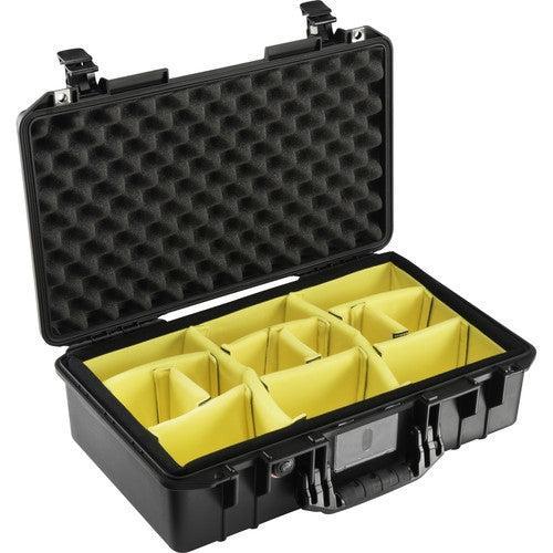 Pelican 1525Air Black Compact Case with Padded Dividers