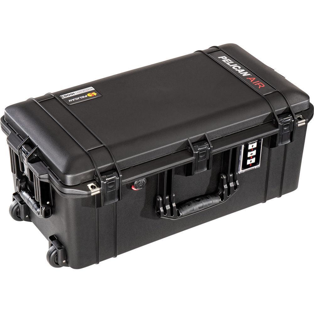 Pelican 1606 Wheeled Air Case with Foam (Black)