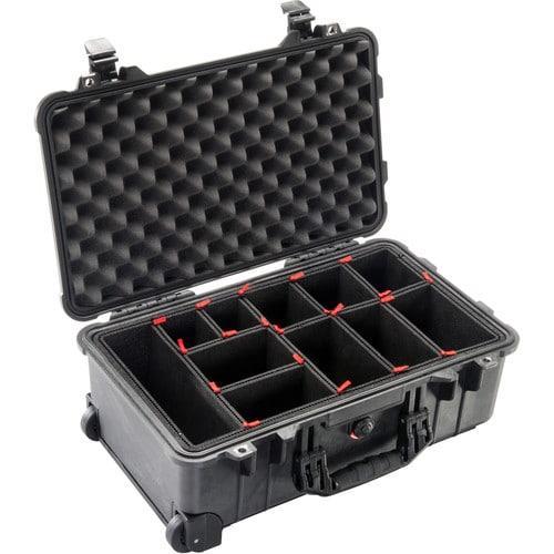 Pelican 1510TP Carry-On Case with TrekPak Divider System in Black