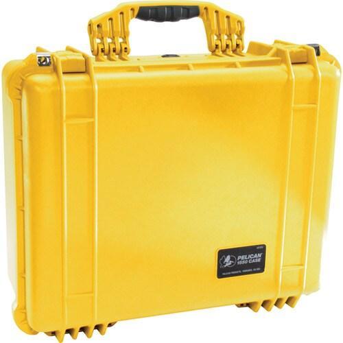 Pelican 1550 Case without Foam in Yellow