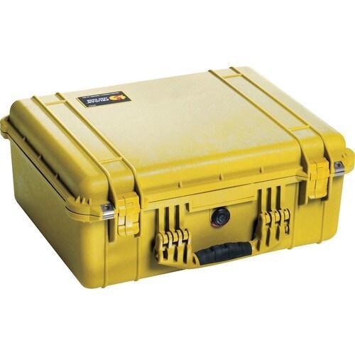 Pelican 1550 Case without Foam in Yellow