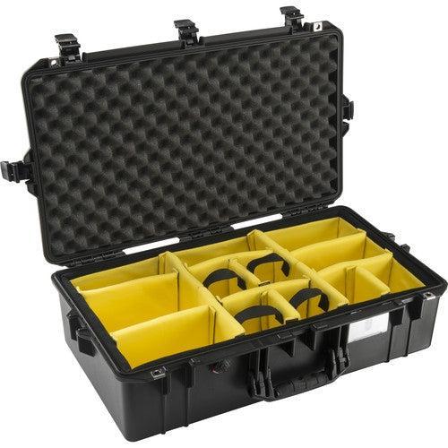 Pelican 1605Air Black Compact Case with Padded Dividers