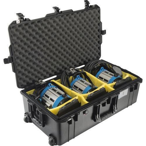Pelican 1615Air Black Wheeled Check-In Case with Padded Dividers