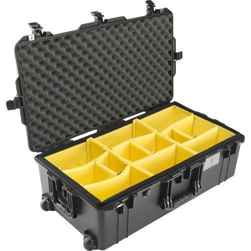 Pelican 1615Air Black Wheeled Check-In Case with Padded Dividers