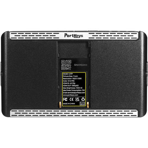 PortKeys LH7P 7"-Inch High-Bright Touchscreen Monitor with Wireless Control (Black)