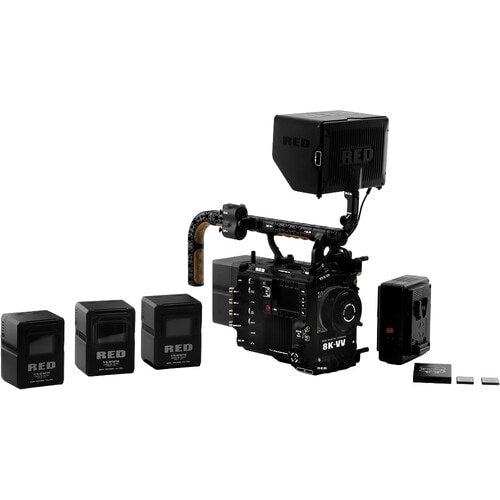 RED V-RAPTOR XL (X) Cinema Camera 8K VV Production Pack (V-Lock) including batteries
