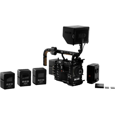 RED V-RAPTOR XL (X) Cinema Camera 8K VV Production Pack (V-Lock) including batteries