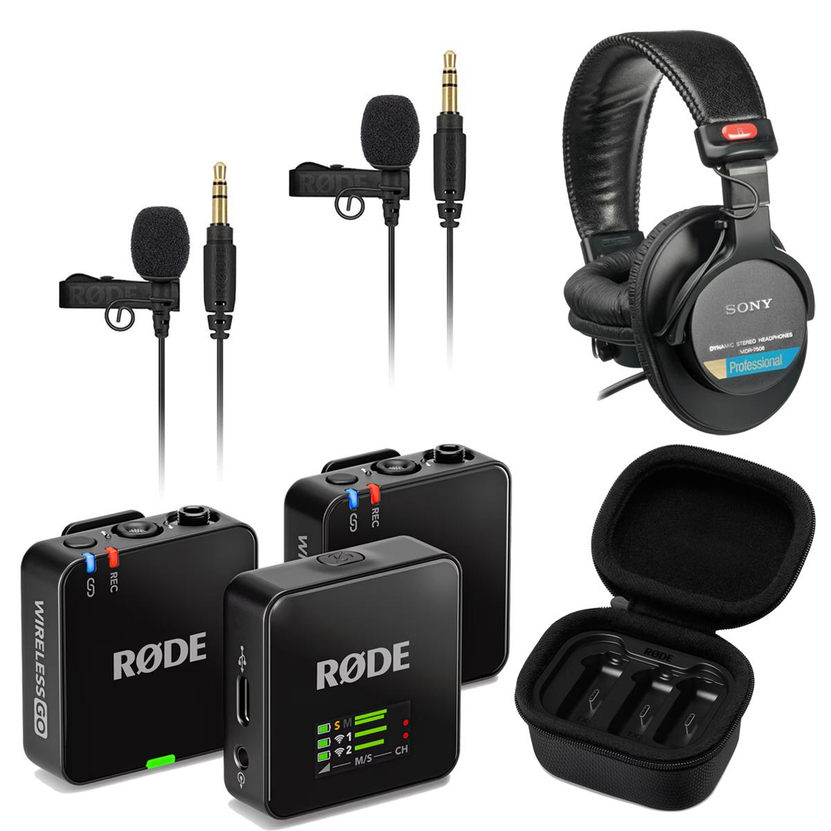 Rode 2-Person Wireless Go III Kit with Charging Case