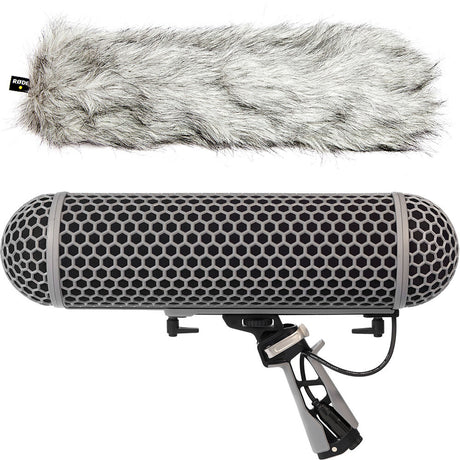 Rode BLIMP Windshield and Rycote Shock Mount Suspension for Shotgun Microphones