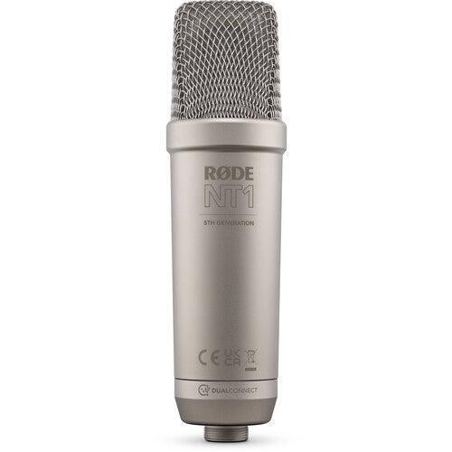Rode NT1 5th Gen Hybrid studio condenser Microphone in Silver