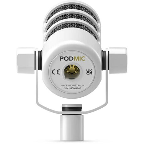 Rode PodMic Dynamic Broadcast Microphone (White)