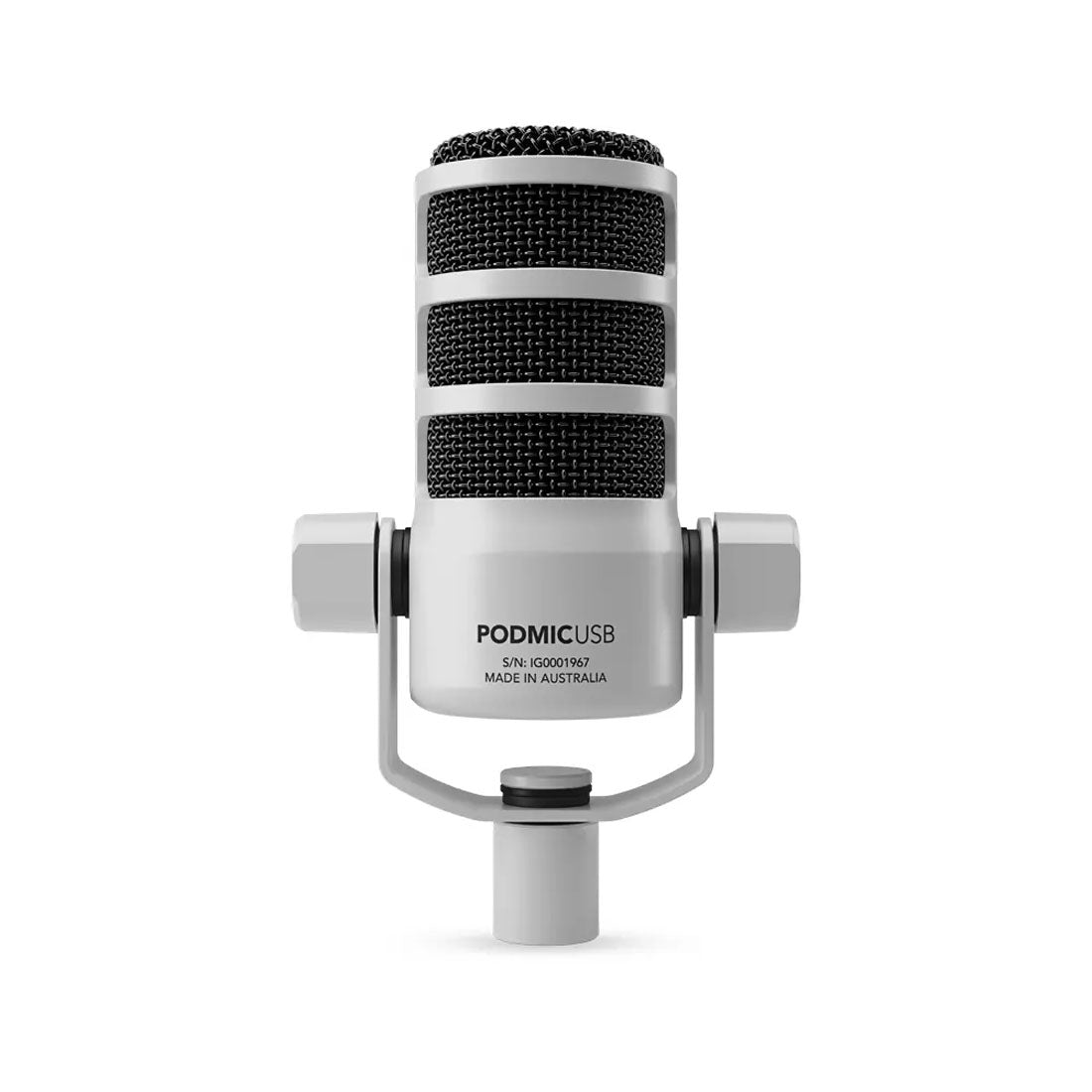 RODE PodMic USB and XLR Dynamic Broadcast Microphone (White)