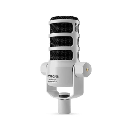 RODE PodMic USB and XLR Dynamic Broadcast Microphone (White)