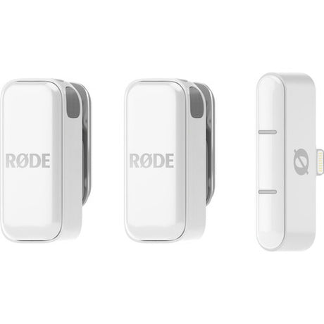 Rode Wireless Micro Ultra-compact 2-Person Wireless Microphone with Lightning Connector (White)