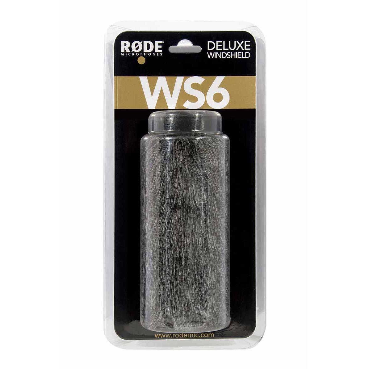 Rode WS6 Deluxe Windshield suits the NTG2, NTG1, NTG4 and NTG4+ Microphones