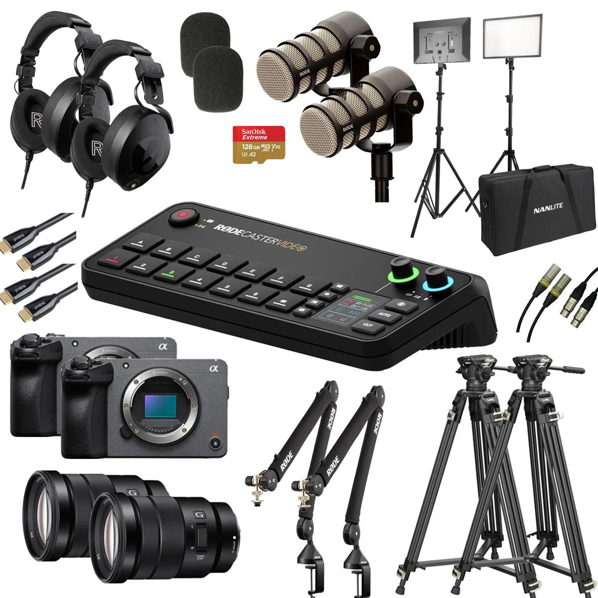 Rode RODECaster Video Multi-Camera Podcasting Kit